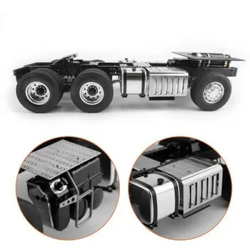1/14 LESU 6x4 Chassi de Metal RC Trator Caminhão Motor para 3363 DIY Tamiyaya 56352 Modelo de Brinquedo Parte TUCANO HOBBY TH15105-SMT5