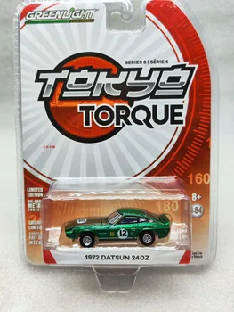 1: 64 Tóquio Torque 6-1972 DATSUN 240Z # 12 Verde da Coleção de Edição de modelos de viaturas