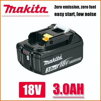 100% Original Makita 18V 3.0 Ah Recarregável Ferramentas de Potência da Bateria com LED de Substituição do Li-íon LXT BL1860B BL1860 BL1850