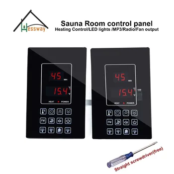 110V 220V 30A 4,5 KW Sauna Sala de Calor do Controlador de Termostato para Khan Vapor Contagem regressiva Definição 1-99hour