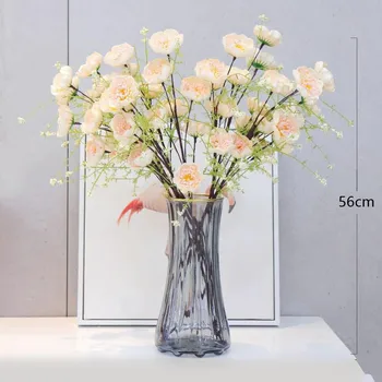 18 de seda flor artificial Azaléia Estilo Europeu Multicolor Falso Noiva Buquê de Flores de Casamento Festa de Família de Decoração DIY