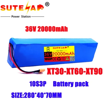 18650 bateria.36v 10s3p 20Ah 500W de potência de alta 42V para scooters e bicicletas elétricas.Xt60