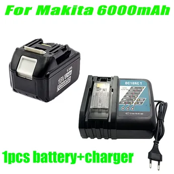 18V 6000mAh Profissional Substituto para o Original Makita Recarregáveis Ferramenta de Energia Bateria de Bl1815 1840 BL1850 BL1860 BL1830 LXT400