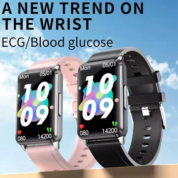 2023 Novo Smart Watch EP02 de Açúcar no Sangue frequência Cardíaca Pressão Arterial de Saúde, Monitor de Fitness Smartwatch Homens Mulheres Pulseira Quente Melhor