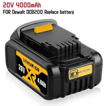 20V 4000mAh de Lítio-Ionen Ersatz Batterie Kompatibel mit DCB200 DCB205 DCV580 DCB204 DCB180 DCB203 sem fio Werkzeuge