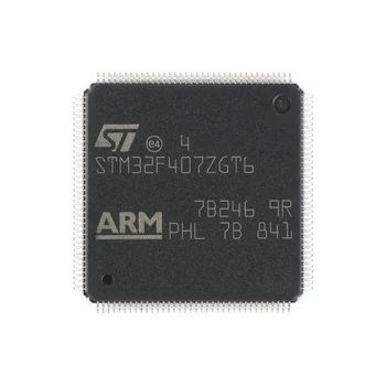 5pcs/Monte STM32F407ZGT6 LQFP-144 Microcontroladores ARM - MCU BRAÇO M4 1024 FLASH 168 Mhz 192kB SRAM Temperatura de operação:-40 ° C-+ 85ºC