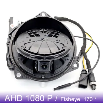 AHD 1080P Fisheye 170° Flip Emblema Câmera de Visão Traseira Para Volkswagen Bettle T-Roc Lamando Passat Arteon CC 2021 de Golfe 8 Todas as séries