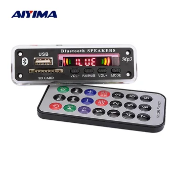 AIYIMA Bluetooth MP3 Decodificador Conselho da WMA, WAV, FLAC, APE Decodificação AUX USB SD Radio FM Leitor de Música Por Bluetooth Amplificador de alto-Falante