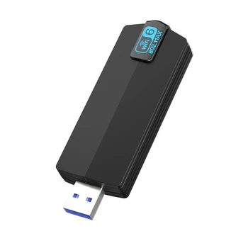 AX1800M USB Wifi6 Adaptador USB USB3.0 de Dupla Banda de 2,4 Ghz/5 ghz Parte Placa de Rede sem Fio