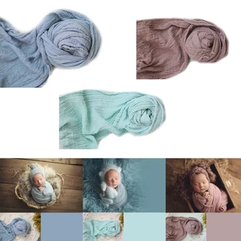 Bebê De Fotografia Com Adereços Posando Enrole Um Cobertor Foto Pose Envolve Recém-Nascido Duche Presente