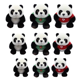Brinquedos para o Menino Filhos Animal Bonito dos desenhos animados-Realistas Panda-Criativo de Pelúcia Festa de Casamento de Crianças, Presentes de natal Decorações