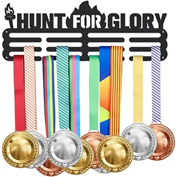Caça para a Glória Medalha de Titular de Exibição Tochas Medalha de Cabide de Ferro Medalha de Gancho para a Concorrência Medalha de Apresentar o Prêmio Suporte para Parede