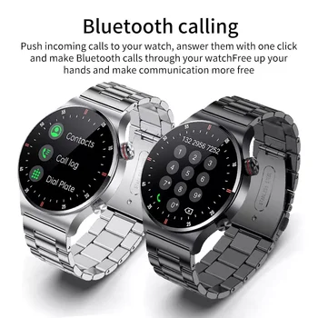 Chamada Bluetooth Smart Watch Homens 2022 Bracelete de Esportes NFC Impermeável Personalizado Assista a Cara Homens SmartWatch Para IOS Android