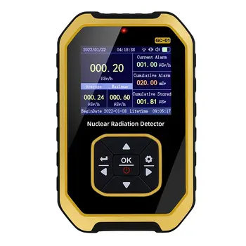 Contador de Radiação Nuclear Detector de Radiação de um Dosímetro com Display LCD, Portáteis, de Bolso Beta Gamma Radiação de raios-X Medidor de