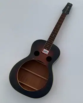 DIY Personalizado 6 Cordas Dobro de Guitarra Eléctrica, Guitarra Parte sem Hardwares em Estoque Desconto Frete Grátis W1692