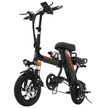 Dobre Bicicleta Elétrica 8-20ah Pequena Família Electromobile Ultra Leve Deslocamento de Transporte de Alta Vida útil da Bateria
