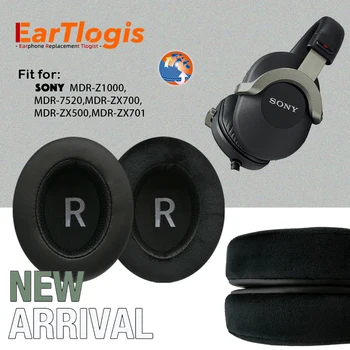 EarTlogis de Substituição para Sony MDR-Z1000 MDR-7520 MDR-ZX700 MDR-ZX500 MDR-ZX701 Fones de ouvido Engrossar Almofadas de Espuma de Memória Oval