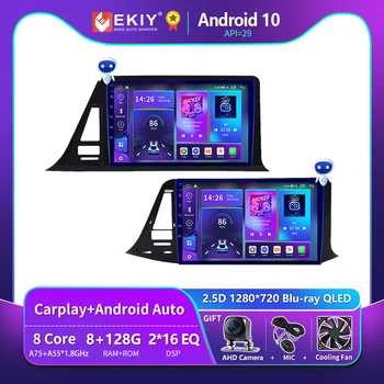 EKIY T900 8G 128G Android Rádio do Carro Para Toyota CHR RHD 2016 2017 2018 2019 Player Multimídia GPS Navi Carplay Automático DSP 1 Din