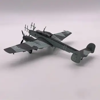 Escala de 1/100 BF-110 Avião Liga de Modelo BF-110 Lutador Modelo de Brinquedo para a casa de Prateleira