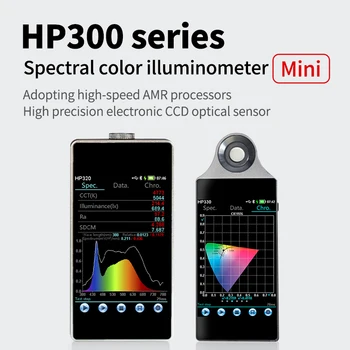 HP330 espectrômetro portátil CCT CRI Lux testador illuminometer fotografia fotômetro