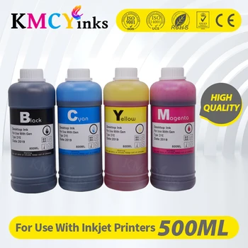 KMCYinks 500 ML da Tintura do Reenchimento da Tinta Para HP121 Para 121 XL Cartucho de Tinta Deskjet D2563 F4283 F2423 F2483 F2493 F4213 F4275 F4283 Impressora