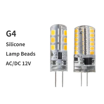 LED de 12 Volts G4 12V Lâmpadas Lâmpada de 3W 4W Kit de Luz de Lâmpada de Iluminação Pouco Pequeno Segmento de Milho Lâmpadas Frio/Morno CA 1.5 Watts de 10 PCS