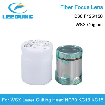 LEEOUKC Original WSX Foco da Lente Lente de Colimação D30 F100/125/150 mm Para WSX de Laser a Fibra, a Cabeça de Corte NC30 KC13 KC15