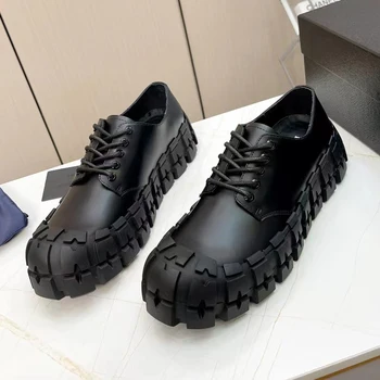 Luxo Designer Oxfords Lace-Up Homens Sapatos De Vestido De Casamento Sapatos De Couro Genuíno Sapatilha Homens Casual, Não-Deslizamento De Verão De Sapatos Masculinos