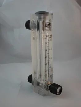 LZM-25 ajustável, tipo de painel de Acrílico medidor de vazão(medidor de vazão) para líquidos/água/H2O macho 1