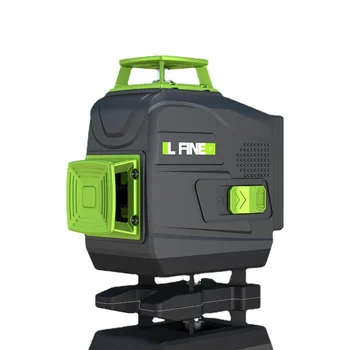 Marcenaria 3D/4D Nível Laser 12/16 Linhas Verdes Nível Laser Kit de Auto-Nivelamento Horizontal E Vertical Super Poderoso raio Verde