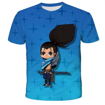 Menino de Moda Mini Ninja Impresso T-Shirt, Shorts de Crianças T-shirt Casual Calças dos desenhos animados de Meninos T-Shirt Crianças Casual Hip Hop Esportes Tops