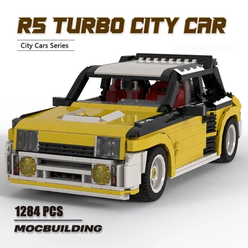 Moc Blocos de Construção R5 Turbo Carro DIY Tecnologia de Montagem de Tijolos da Cidade de Veículo de Transporte de Brinquedos Criativos Presentes