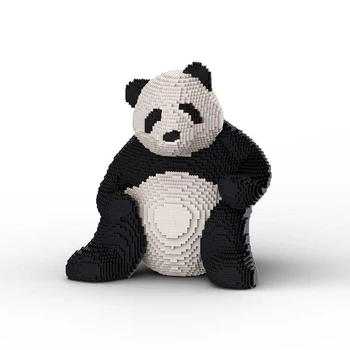 MOC Bonito Grandes Panda Blocos de Edifício de Estilo Chinês, Modelo Animal Shopping de Decoração DIY Brinquedos para Crianças de Aniversário, Presentes de Natal 5749pcs