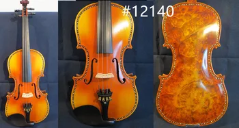 MÚSICA Marca o mestre do violino 4/4,brid olho curly maple madeira do embutimento da shell #12140