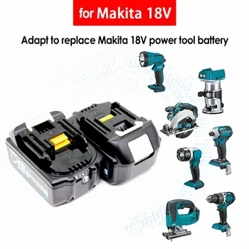 Nova marca Makita 18V 6.0 Ah Substituição da Bateria para Makita BL1880 BL1860 BL1830 Para Motosserra Elétrica da Broca 18650 Bateria de Lítio