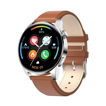 Novo Para HUAWEI Smart Watch Homens Waterproof o Sport Fitness Tracker Tempo de Exibição de Chamada Bluetooth Smartwatch Para Android IOS