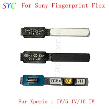 Original Sensor de impressão digital, Botão Flex Cabo Para Sony Xperia 1 IV 5 IV 10-IV Touch no Scanner Peças de Reposição