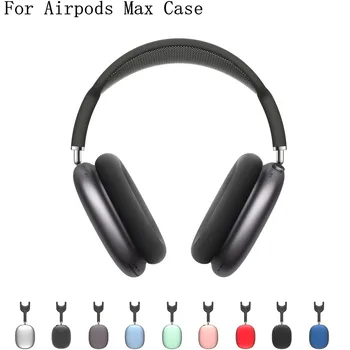 Para Airpods Máximo do fone de ouvido caso 1 Par matte Galvanoplastia TPU soft shell Ar Vagens Max fone de ouvido case Para Apple Airpods máxima da folha