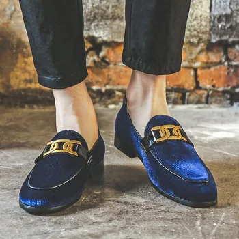 Qualidade superior de Moda masculina da grife de Sapatos de Couro Feijão Sapatos Plana Sapatos Casuais Britânico Vento Sorte Sapatos da Moda