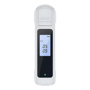 Respiração Testador Não-Contato de Alta Precisão do Bafômetro Altamente Sensíveis E Precisos Testador Com Tela Digital Recarregável USB