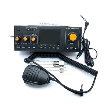 RS-918 Plus HF SDR Transceptor MCHF-QRP Transceptor de Amadores de Rádio de ondas Curtas Com Microfone Carregador 3.4 AH