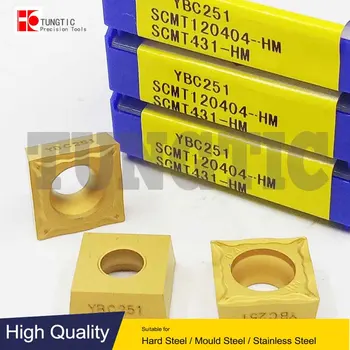 SCMT120404-HM Pastilhas de Torneamento Fresa de metal duro Para CNC SCMT 120404-HM