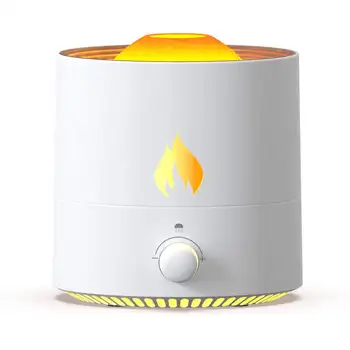 Simulação da Flama Umidificador água-viva Fumaça Humidificador do Ar Aromaterapia Umidificadores Difusores 320ml de Carregamento USB Aromather