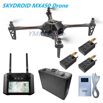 SKYDROID MX450 FPV 4-eixo de Reconhecimento de Drones M8N GPS 1080P em HD, Câmera de 5 km de Imagem Digital de Transmissão de Longo Alcance Modelo de RC