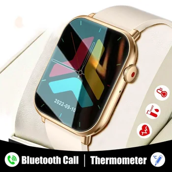 Smartwatch QX9 1.96 Polegadas Grande Ecrã de Chamada Bluetooth Pressão Arterial Monitor de frequência Cardíaca Smart Watch 320Amh Sport Fitness Pulseira