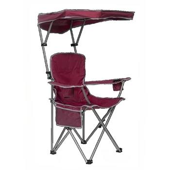 Sombra Cadeira Dobrável De Adultos - Vermelho/Cinza