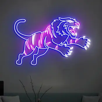 Tigre Sinal de Néon, Personalizado luzes de Néon, o Tigre Sinal de Néon do Diodo | Neon, iluminação de Parede Sinal | Sinal de Néon Quarto | JOGO de QUARTO de Sinal