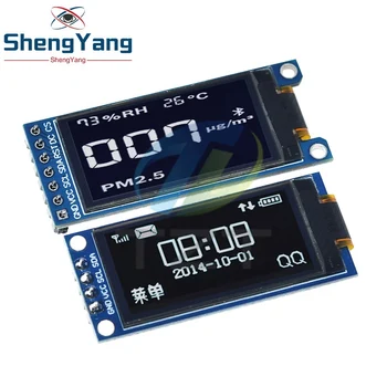 TZT de 1,3 Polegadas OLED 4PIN 7PIN64×128 Módulo LCD SH1107 LCD 1.3 