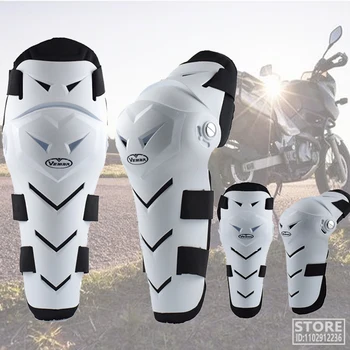 VEMAR Motocicleta de Proteção joelheiras MX MTB DH ATV Motocross de Corridas Off-road de Ciclismo Almofadas do Joelho Cotovelo Protetor de 4pcs/Set