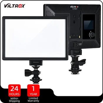 Viltrox L116T CRI95+ Bi-Color 3300K-5600K de Vídeo de LED de Luz de Dimmable Display LCD Ultra fino para a Câmera de vídeo DV